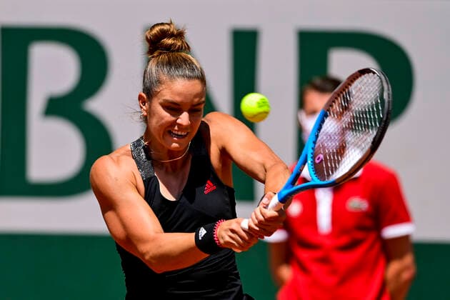 Maria Sakkari (Gre) TENNIS : Internationaux de France Roland Garros 2021 - Paris - 09 06 2021 JBAutissier Panoramic 