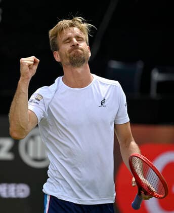 Peter Gojowczyk GER jubilation cheers match win fist gesture, gesture final cheers 09 06 2021 Tennis MercedesCup Stuttgart 2021 Weißenhof ATP 07 13 06 2021 Tennis MercedesCup Stuttgart 2021
