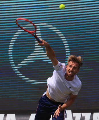 09 06 2021, ATP Tour Mercedes Cup Stuttgart, Weissenhofff, tennis, sports, in the picture Peter Gojowczyk GER