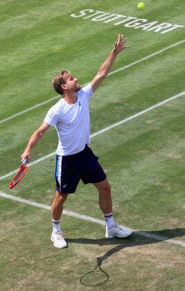 09 06 2021, ATP Tour Mercedes Cup Stuttgart, Weissenhofff, tennis, sports, in the picture Peter Gojowczyk GER