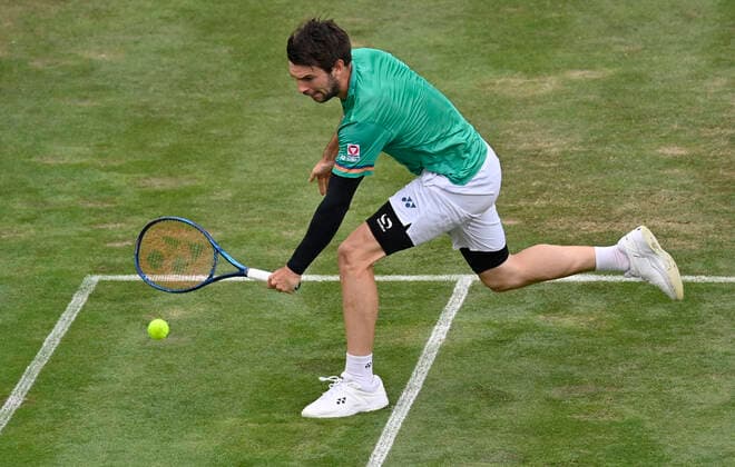 Jurij Rodionov AUT Action 09 06 2021 Tennis MercedesCup Stuttgart 2021 Weißenhof ATP 07 13 06 2021 Tennis MercedesCup Stuttgart 2021