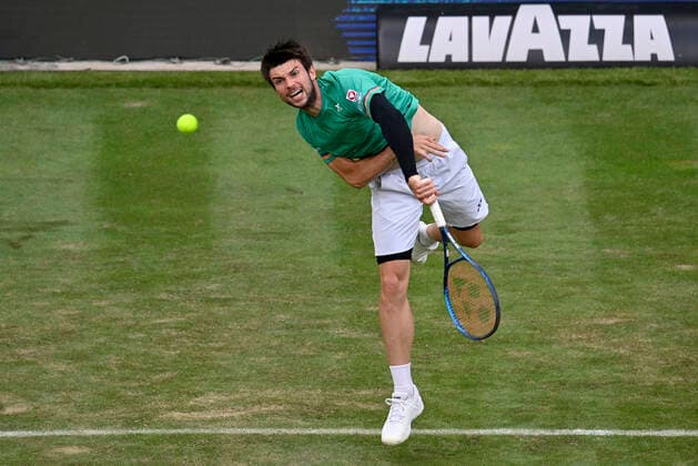 Jurij Rodionov AUT Action 09 06 2021 Tennis MercedesCup Stuttgart 2021 Weißenhof ATP 07 13 06 2021 Tennis MercedesCup Stuttgart 2021