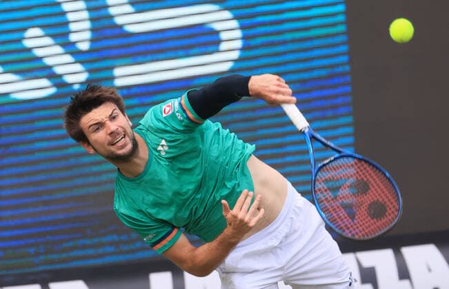 09 06 2021, ATP Tour Mercedes Cup Stuttgart, Weissenhofff, tennis, sports, in the picture Jurij Rodionov AUT