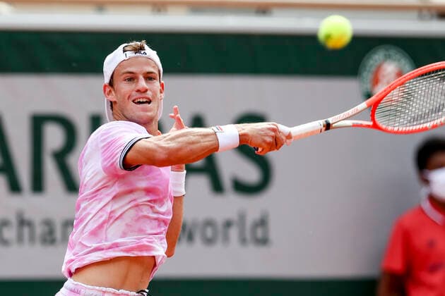 TENNIS - French Open 2021 PARIS,FRANCE,09.June.21 - TENNIS - ATP, Tennis Herren World Tour, French Open, Roland Garros, Grand Slam. Image shows Diego Schwartzman (ARG).  GEPAxpictures xPatrickxSteiner