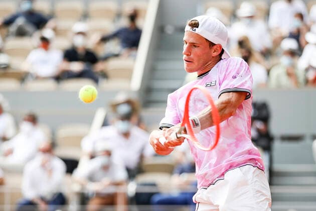 TENNIS - French Open 2021 PARIS,FRANCE,09.June.21 - TENNIS - ATP, Tennis Herren World Tour, French Open, Roland Garros, Grand Slam. Image shows Diego Schwartzman (ARG).  GEPAxpictures xPatrickxSteiner