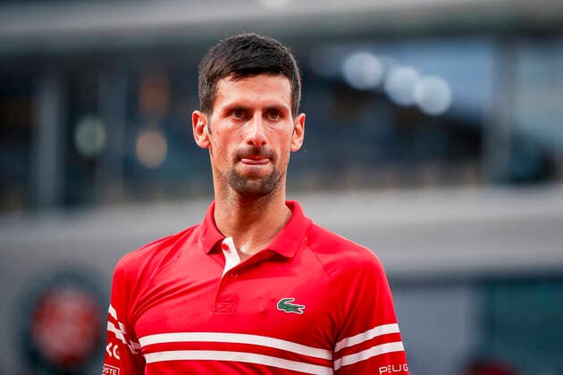 TENNIS - French Open 2021 PARIS,FRANCE,09.June.21 - TENNIS - ATP, Tennis Herren World Tour, French Open, Roland Garros, Grand Slam. Image shows Novak Djokovic (SRB).  GEPAxpictures xPatrickxSteiner
