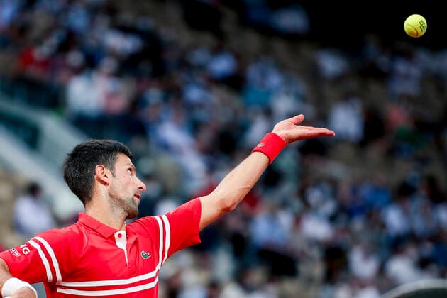 TENNIS - French Open 2021 PARIS,FRANCE,09.June.21 - TENNIS - ATP, Tennis Herren World Tour, French Open, Roland Garros, Grand Slam. Image shows Novak Djokovic (SRB).  GEPAxpictures xPatrickxSteiner