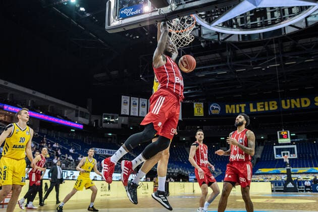 Basketball Berlin 09 06 2021 1 Bundesliga easyCredit BBL Season 2020 2021 Playoffs Final Game 1 Alba Berlin FC Bayern Munich James Gist Munich, No 21