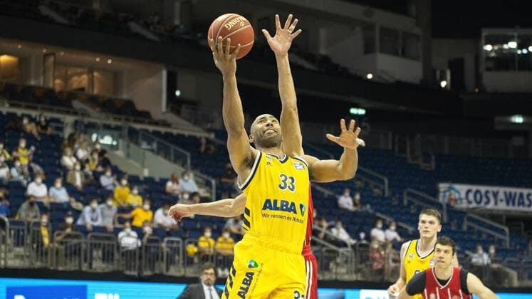 Jayson Granger Alba 33, 09 06 2021, BBL, Alba Berlin vs FC Bayern Final Game 1, at Mercedes Benz Arena, GER, Berlin, 09 06 2021, BBL, Alba vs FC Bayern Game 1 Playoff Berlin Copyright: xUwexKoch Eibner-Pressefotox EP_UKH