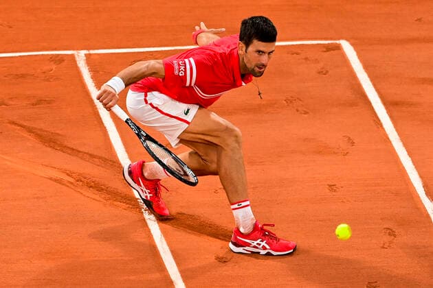 Novak Djokovic (Srb) TENNIS : Internationaux de France Roland Garros 2021 - Paris - 09 06 2021 JBAutissier Panoramic 