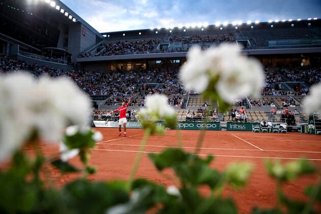 TENNIS - French Open 2021 PARIS,FRANCE,09.June.21 - TENNIS - ATP, Tennis Herren World Tour, French Open, Roland Garros, Grand Slam. Image shows Novak Djokovic (SRB).  GEPAxpictures xPatrickxSteiner