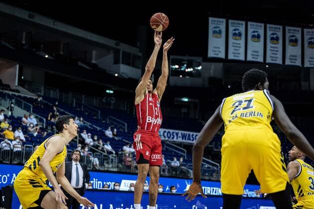 Basketball Berlin 09 06 2021 1 Bundesliga easyCredit BBL Season 2020 2021 Playoffs Final Game 1 Alba Berlin FC Bayern Munich Wade Baldwin Munich, No 02