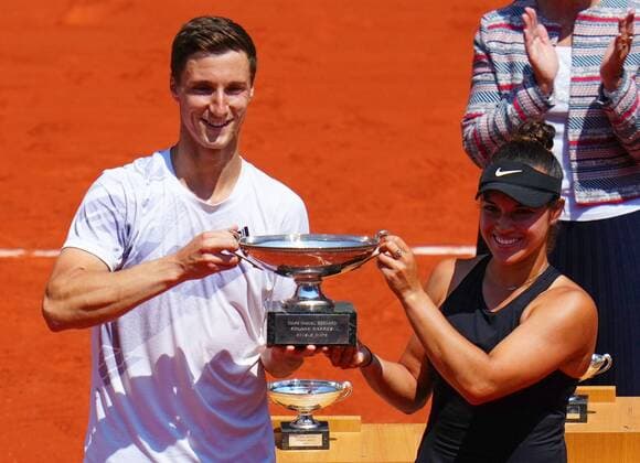 Tennis, French Open, Desirae Krawczyk and Joe Salisbury take mixed title