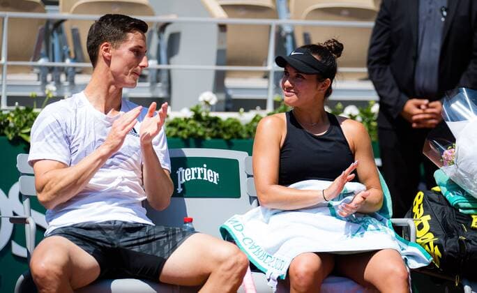 Mandatory Credit: Photo by Rob Prange Shutterstock (12058015g) Desirae Krawczyk of the United States after winning the Mixed Doubles final with partner Joe Salisbury at the 2021 Roland Garros Grand Slam Tournament French Open Tennis, Day Twelve, Roland Garros, Paris, France - 10 Jun 2021 French Open Tennis, Day Twelve, Roland Garros, Paris, France - 10 Jun 2021  Copyright: xRobxPrange Shutterstockx 12058015g