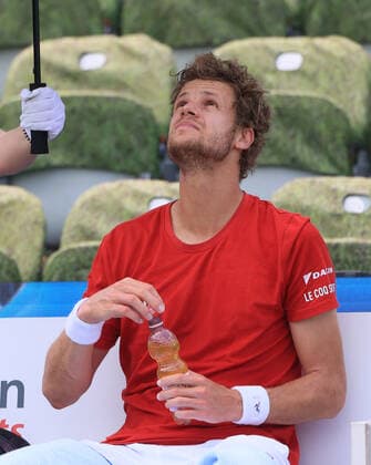 10 06 2021, ATP Tour Mercedes Cup Stuttgart, Weissenhofff, tennis, sports, in the picture Yannick Hanfmann GER