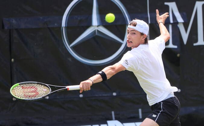 10 06 2021, ATP Tour Mercedes Cup Stuttgart, Weissenhofff, tennis, sports, in the picture Ugo Humbert FRA