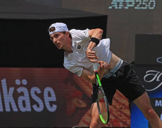 10 06 2021, ATP Tour Mercedes Cup Stuttgart, Weissenhofff, tennis, sports, in the picture Ugo Humbert FRA