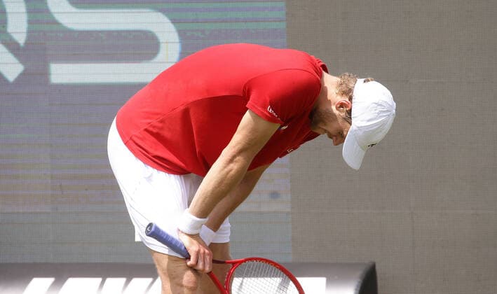 Stuttgart , Tennis MercedesCup 2021 , Yannick Hanfmann GER