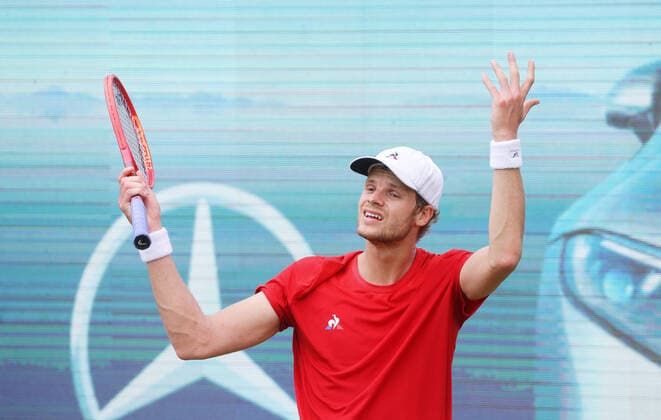 Stuttgart , Tennis MercedesCup 2021 , Yannick Hanfmann GER