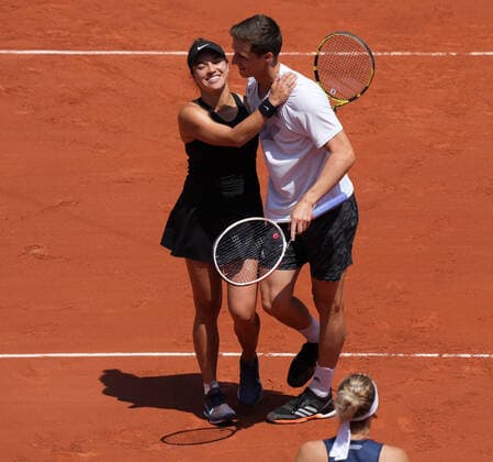 2021 Roland Garros Mixed Doubles Desirae Krawczyk , USA and Joe Salisbury , GBR