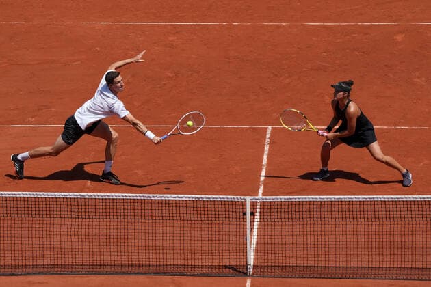 2021 Roland Garros Mixed Doubles Desirae Krawczyk , USA and Joe Salisbury , GBR