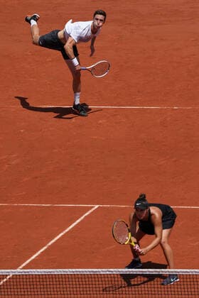 2021 Roland Garros Mixed Doubles Desirae Krawczyk , USA and Joe Salisbury , GBR