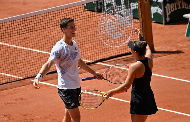 2021 Roland Garros Mixed Doubles Desirae Krawczyk , USA and Joe Salisbury , GBR