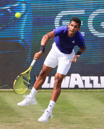 10 06 2021, ATP Tour Mercedes Cup Stuttgart, Weissenhofff, tennis, sports, pictured Felix Auger Aliassime CAN