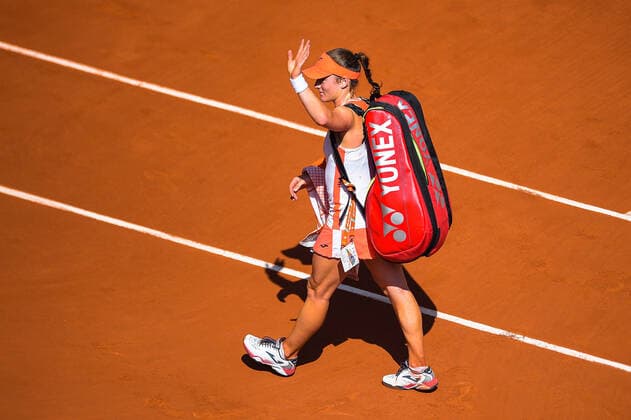 Tamara Zidansek ( Slovenie ) TENNIS : Roland Garros 2021 - Internationaux de France - 10 06 2021 FedericoPestellini Panoramic 