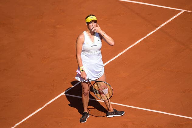 Anastasia Pavlyuchenkova ( Russie ) TENNIS : Roland Garros 2021 - Internationaux de France - 10 06 2021 FedericoPestellini Panoramic 