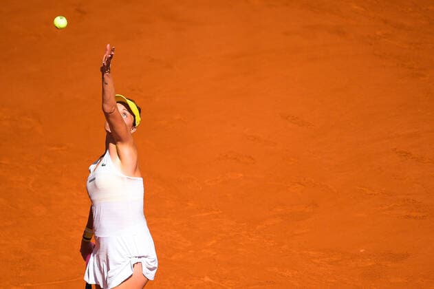 Anastasia Pavlyuchenkova ( Russie ) TENNIS : Roland Garros 2021 - Internationaux de France - 10 06 2021 FedericoPestellini Panoramic 