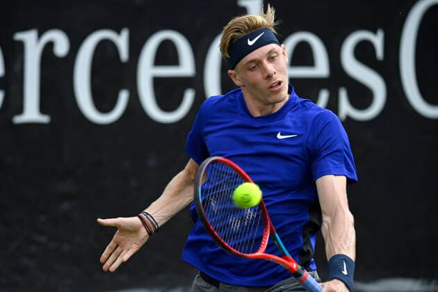 Denis Shapovalov Shapovalov CAN Action 10 06 2021 Tennis MercedesCup Stuttgart 2021 Weißenhof ATP 07 13 06 2021 Tennis MercedesCup Stuttgart 2021