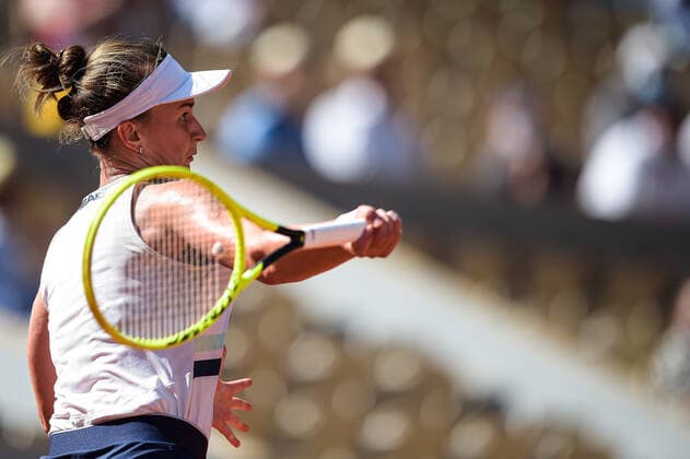Barbora Krejcikova ( CZE ) TENNIS : Roland Garros 2021 - Internationaux de France - 10 06 2021 FedericoPestellini Panoramic 