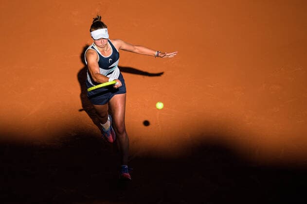 Barbora Krejcikova ( CZE ) TENNIS : Roland Garros 2021 - Internationaux de France - 10 06 2021 FedericoPestellini Panoramic 