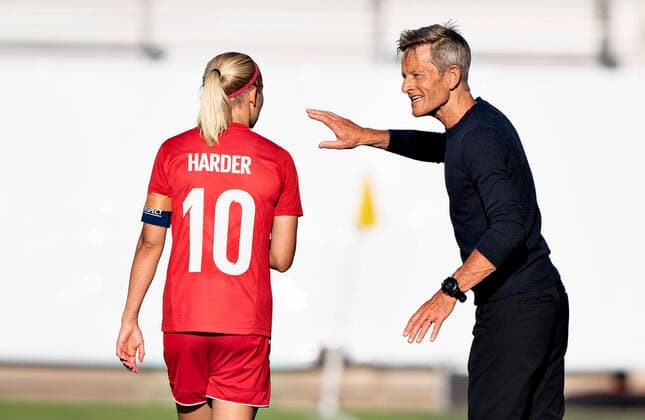 Denmarks coach Lars Soendergaard in the test match between Denmark and Australia at Casa Arena in Horsens, Thursday 10 June 2021, Horsens Jutland Denmark  Copyright: HenningxBagger HenningxBaggerx COP102 spdk20210610-201205-L