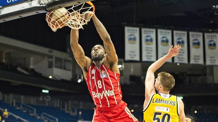 Jalen Reynolds Bayern 8, 10 06 2021, BBL, Alba Berlin vs FC Bayern Final Game 2, at Mercedes Benz Arena, GER, Berlin, 10 06 2021, BBL, Alba vs FC Bayern Game 2 Playoff Berlin Copyright: xUwexKoch Eibner-Pressefotox EP_UKH