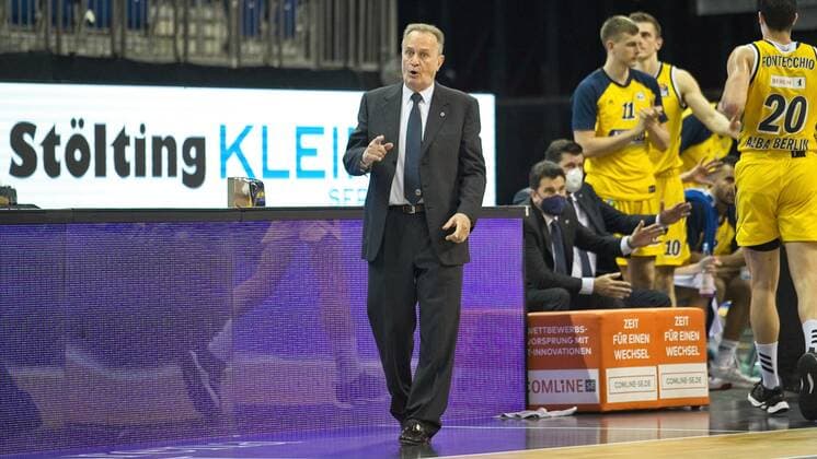Aito Garcia Reneses Alba, 10 06 2021, BBL, Alba Berlin vs FC Bayern Final Game 2, at Mercedes Benz Arena, GER, Berlin, 10 06 2021, BBL, Alba vs FC Bayern Game 2 Playoff Berlin Copyright: xUwexKoch Eibner-Pressefotox EP_UKH