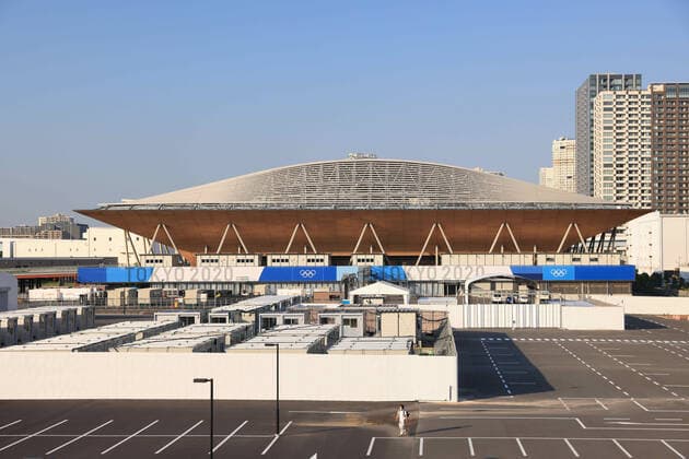 June 10, 2021, Tokyo, Japan: A view of Ariake Coliseum, place of the Tokyo 2020 Olympic Games, Olympische Spiele, Olympia, OS Tennis Tournament. Tokyo Japan - ZUMAs197 0121084790st Copyright: xStanislavxKogikux