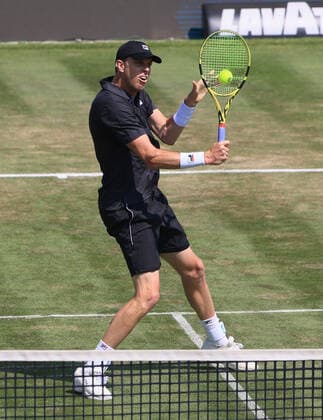 11 06 2021, ATP Tour Mercedes Cup Stuttgart, Weissenhofff, tennis, sports, pictured Sam Querrey USA