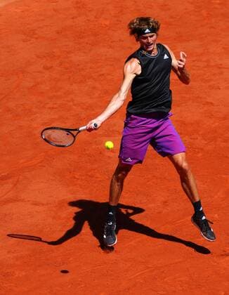 Mandatory Credit: Photo by Javier Garcia BPI Shutterstock (12058128d) Alexander Zverev during his semi final match French Open Tennis, Day Thirteen, Roland Garros, Paris, France - 11 Jun 2021 French Open Tennis, Day Thirteen, Roland Garros, Paris, France - 11 Jun 2021  Copyright: xJavierxGarcia BPI Shutterstockx 12058128d