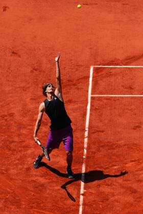 Mandatory Credit: Photo by Javier Garcia BPI Shutterstock (12058128f) Alexander Zverev during his semi final match French Open Tennis, Day Thirteen, Roland Garros, Paris, France - 11 Jun 2021 French Open Tennis, Day Thirteen, Roland Garros, Paris, France - 11 Jun 2021  Copyright: xJavierxGarcia BPI Shutterstockx 12058128f