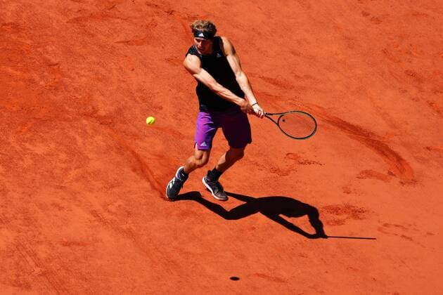Mandatory Credit: Photo by Javier Garcia BPI Shutterstock (12058128i) Alexander Zverev during his semi final match French Open Tennis, Day Thirteen, Roland Garros, Paris, France - 11 Jun 2021 French Open Tennis, Day Thirteen, Roland Garros, Paris, France - 11 Jun 2021  Copyright: xJavierxGarcia BPI Shutterstockx 12058128i