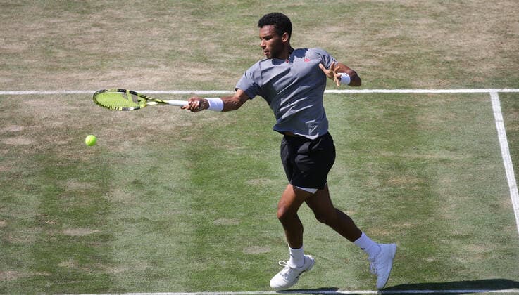Stuttgart , Tennis MercedesCup 2021 , Quarterfinals , Felix Auger Aliassime FRA