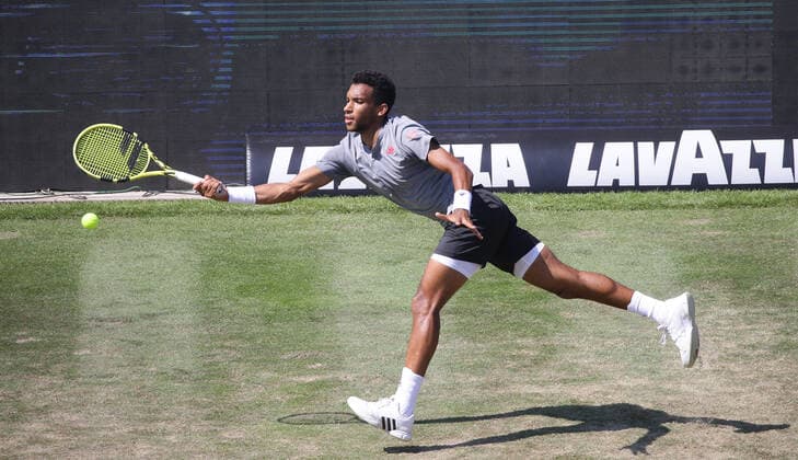 Stuttgart , Tennis MercedesCup 2021 , Quarterfinals , Felix Auger Aliassime FRA