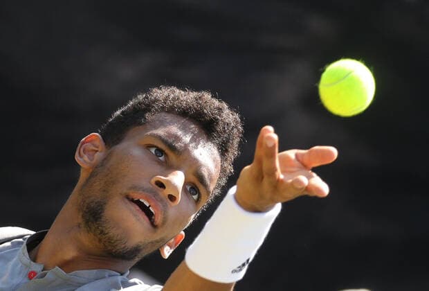 Stuttgart , Tennis MercedesCup 2021 , Quarterfinals , Felix Auger Aliassime FRA