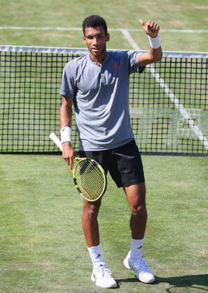 1 06 2021, ATP Tour Mercedes Cup Stuttgart, Weissenhofff, tennis, sports, in the picture Felix Auger Aliassime CAN winner vs Ugo Humbert FRA