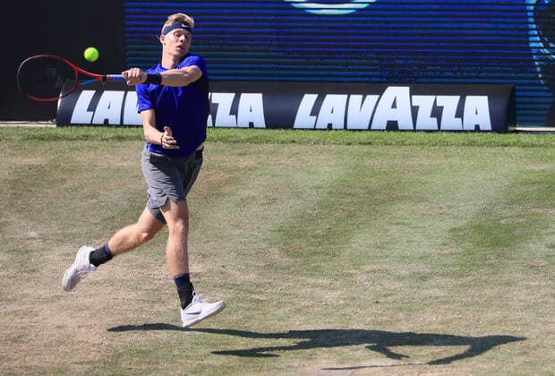 1 06 2021, ATP Tour Mercedes Cup Stuttgart, Weissenhofff, tennis, sports, in the picture Denis Shapovalov CAN