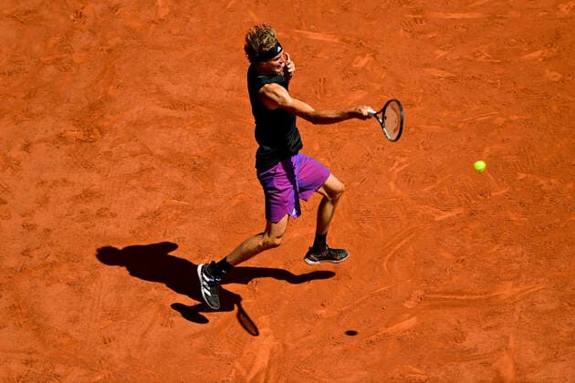 Alexander Zverev (Ger) TENNIS : Internationaux de France Roland Garros 2021 - Paris - 11 06 2021 JBAutissier Panoramic 