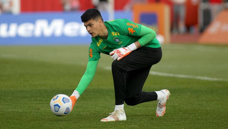 02.06.2021 Novi Sad(Serbia) Gabriel Brazao Brasil Sub-23 Brazil U23 Under 23 Olympic team training men s football :