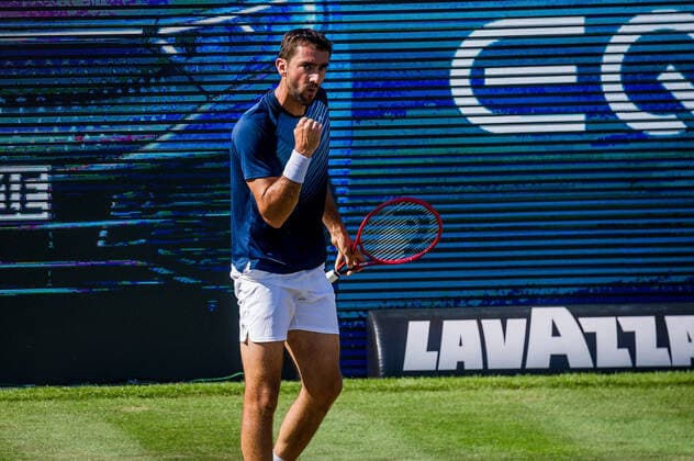 Marin Cilic CRO during the match Denis Shapovalov CAN vs Marin Cilic CRO ATP 250 ATP TOUR ATP Lawn Tournament MercedesCup 2021 on 11 06 2021 in Stuttgart TC Weissenhof , Baden Wuerttemberg, Germany Stuttgart 11 06 21 Tennis , 11 06 2021, Stuttgart Germany xpxsdx
